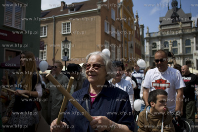 Parada ul. Długą i Długi Targ w Gdańsku kończąca...