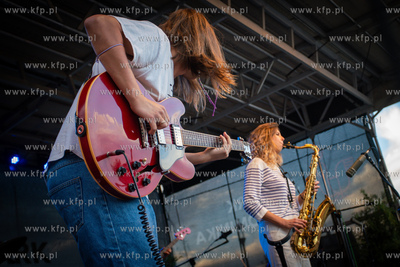 Gdańsk, Ołowianka. Jazz na Wyspie 2023. Nz. Koncert...