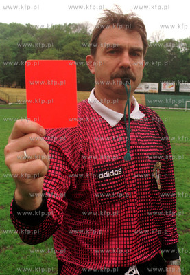 Andrzej Czyzniewski bylu bramkarz, obecnie sedzia pilkarski....