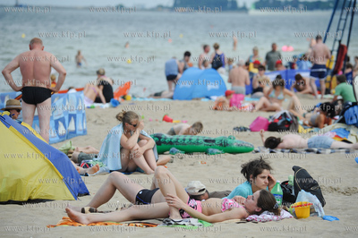 Gdansk. Plaza w Brzeznie. 19.07.2011 fot. Mateusz Ochocki...