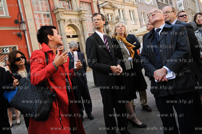 Gdansk. Wizyta Komitetu Stalych Przedstawicieli  przy...