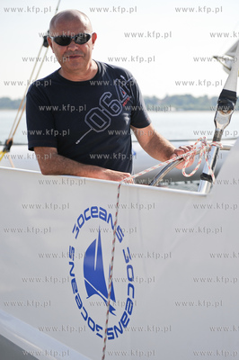 Sopot - molo. Przystan Jachtowa. Kapitan Roman Paszke...