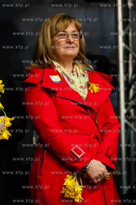 Gdansk. Scena przy Zielonej Bramie. Koncert Ani Rusowicz...