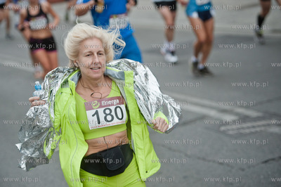 Gdynia. Ulica Swientojanska. XVIII Maraton Solidarnosci....