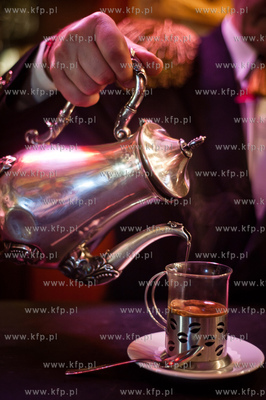 Restauracja Gdanska przy ul. Sw. Ducha. Barysta Waldemar...