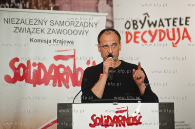 Gdansk. Sala BHP Stoczni Gdanskiej. Spotkanie zorganizowane...