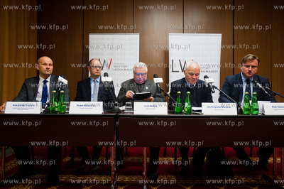 Gdansk. Hotel Radisson Blu. Uroczysta konferencja prasowa,...