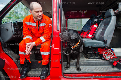 Gdansk Oliwa. Jednostka Strazy Pozarnej przy ul. Beniowskiego....