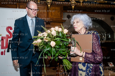 Gdansk. Dwor Artusa. Uroczystosc wreczenia Nagrod Prezydenta...