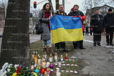 Zorganizowany pod Konsulatem Ukrainy, wiec poparcia...