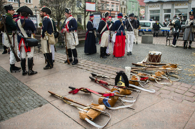 Tczew. Plac Hallera. Piata inscenizacja historyczna...