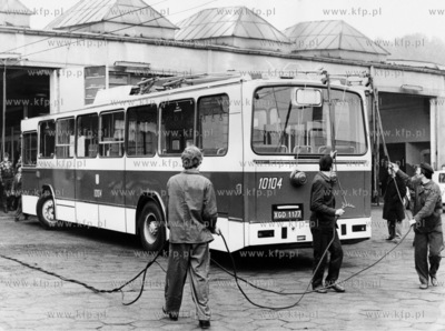 Na bazie licencyjnego autobusu marki Berliet w gdynskim...