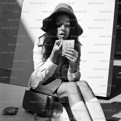 X Miedzynarodowy Festiwal Piosenki w Sopocie. Na zdjeciu...