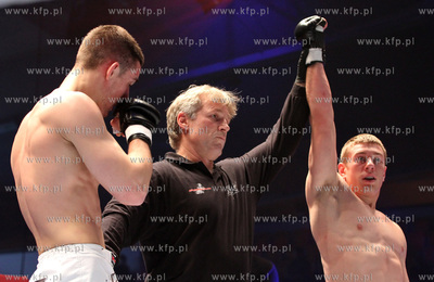 Gdynia, Gala Best of the East. Nz. walka pomiedzy Piotrem...