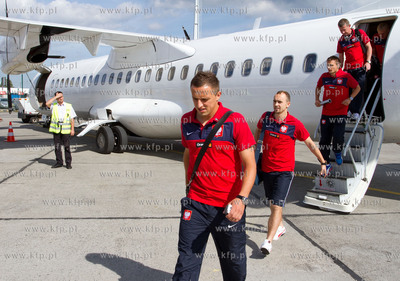 Port Lotniczy Gdansk im. Lecha Walesy, przylot reprezentacji...