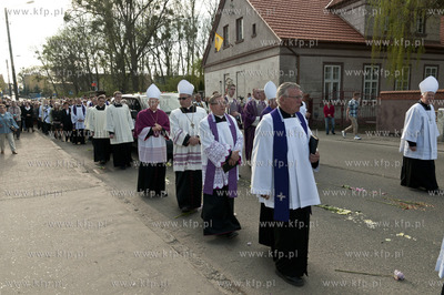 Eksporta zwlok biskupa Szlagi do katedry pelplinskiej....