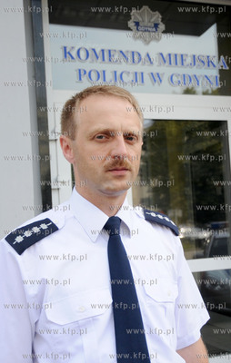 Slawomir Guz z Komendy Miejskiej Policji w Gdyni 03.08.2012...