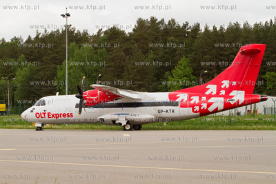 Port Lotniczy Gdansk im. Lecha Walesy. Nz.Zabezpieczony...