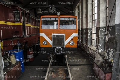 Zuławska Kolej Dojazdowa. Przejazd drezyna motorowa...