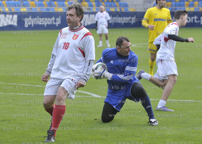 Gdynia. Stadion Miejski. Mecz na 60. urodziny Janusza...