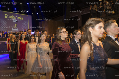 Gdańsk. Studniówka I LO w Starym Maneżu. 12.01.2019...