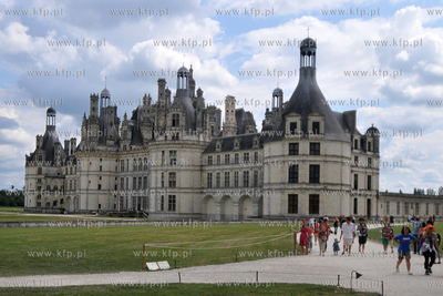 Zamek w Chambord, najwiekszy z zamkow w dolinie Loary....
