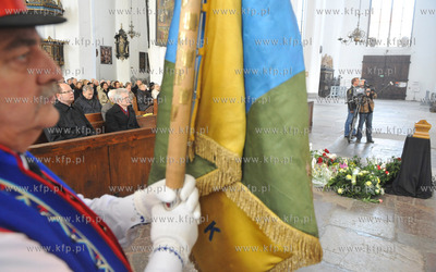 Gdansk. Bazylika Mariacka. Msza zalobna w intencji...