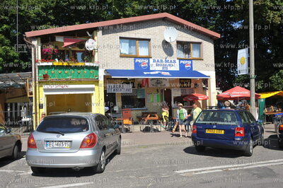 Wladyslawowo. Bar malej gastronomi i smazalnia ryb...