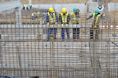 Uroczystosc wmurowania kamienia wegielnego pod budowe...