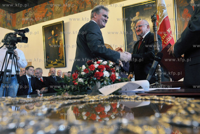 Obrady I sesji Rady Miasta Gdanska VI kadencji w Sali...