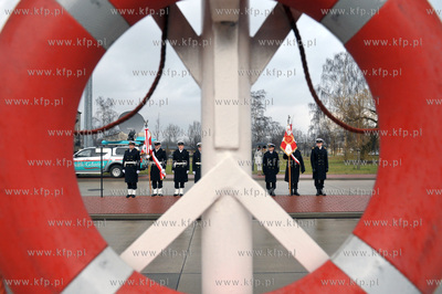 Port Wojenny w Gdyni Oksywie.Uroczystosc przekazania...