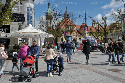 Sopot. ul. Bohaterow Monte Cassino. 2.05.2015 Fot....