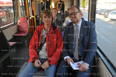 Gdansk Stogi. ul. Stryjewskiego. Inauguracyjny przejazd...
