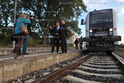 Stacja kolejowa Zukowo Wschodnie. Oficjalna inauguracja...