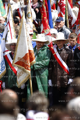 Gdansk. Uroczystosci rocznicowe z okazji obalenia komunizmu...