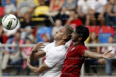 Gdynia. Mecz eliminacyjny do Mistrzostw Europy w pilce...