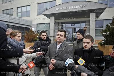 Rektorat Uniwersytetu Gdanskiego przy ul. Bazynskiego...