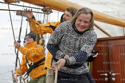 Zatoka Gdanska. Proba morska wyremontowanego zaglowca...