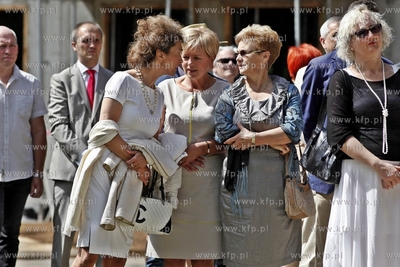 Gdansk.Uroczystość podpisania aktu erekcyjnego oraz...