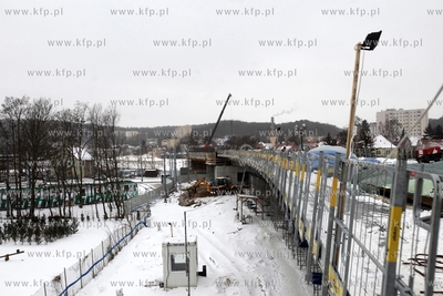 Budowa linii Pomorskiej Kolei Metropolitalnej. Nz....