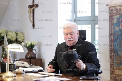 Wizyta Ambasadora USA  Stephena Mulla u Lecha Walesy...