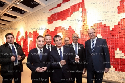 Wizyta premiera Francji  Manuela Vallsa w Gdańsku....