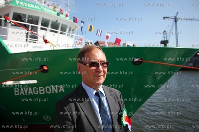 Stocznia Remontowa Shipbuilding SA w Gdansku. Chrzest...