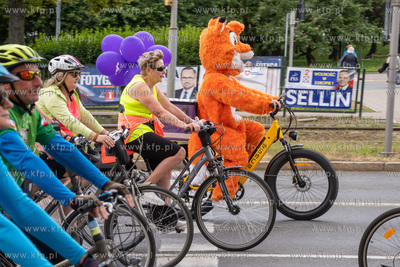 Wielki Przejazd Rowerowy na ulicach Gdańska. 09.06.2024...
