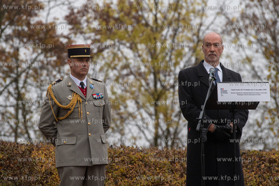 Wojskowy Cmentarz Francuski w Gdańsku. Uroczystości...
