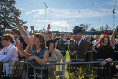 Gdynia. Skwer Kościuszki. 127 podchorążych I roku...