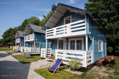 Wakacje w Łebie. Nz. Ośrodek wypoczynkowy Siesta...