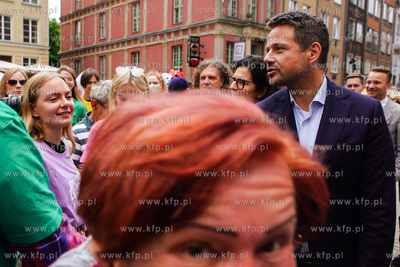 Gdańsk okolice Fontanny Neptuna. Spotkanie z mieszkańcami...