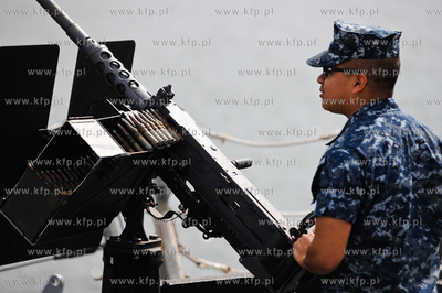 Nabrzeze francuskie portu w Gdyni. Robocza wizyta amerykanskiej...