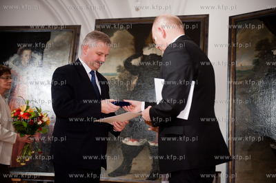 Gdansk. Muzeum Narodowe, oddział Sztuki Dawnej. Uroczystosc...